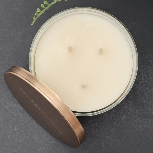 BBW Gingham Bath & Body Works 3 Wick Candle - Picture 6 of 10